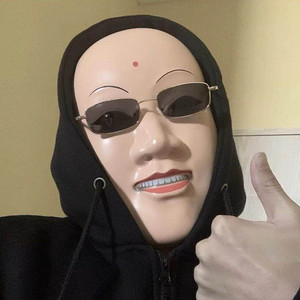 我就站在冷风中