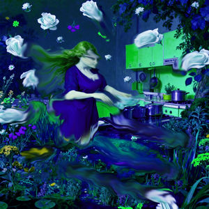 The wonderful blue kitchen of Ophelia