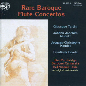 Rare Baroque Flute Concertos - on original instruments