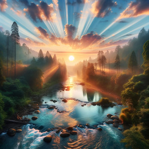 A New Day (by a Forest Stream) - Cooper Sams封面