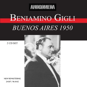 Opera Arias (Tenor) : Gigli, Beniamino - GLUCK, C.W. / VERDI, G. / PUCCINI, G. / LEONCAVALLO, R. / GIORDANO, U. / CILEA, F. (1950)