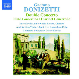 DONIZETTI: Double Concerto / Flute Concertino / Clarinet Concertino