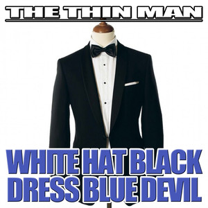 White Hat Black Dress Blue Devil