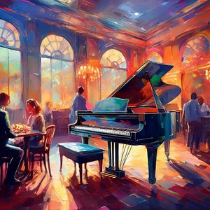 Vibraciones De Jazz De Cafetería