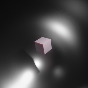 A Beautiful Pink Cube