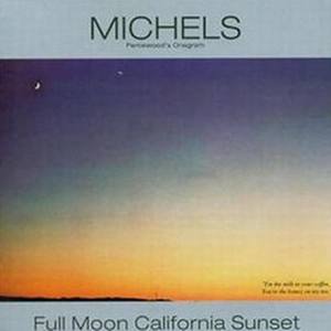 Full Moon California Sunset