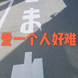爱一个人好难