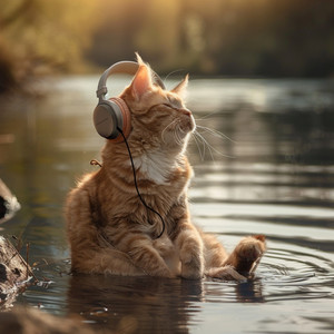 Purring Stream: Cat Relaxation Melodies