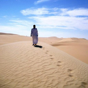 footprints in the sAnd