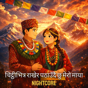 चिट्ठीभित्र राखेर पठाउँदै छु मेरो माया (Nightcore)