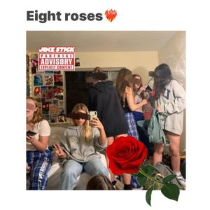 Eight roses