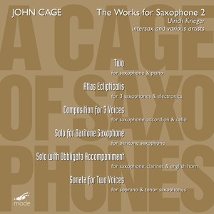 CAGE, J.: Edition, Vol. 35 - The Works for Saxophones, Vol. 2 (Krieger, Ruger, R. Volker, Schmieder, Bertoncini)