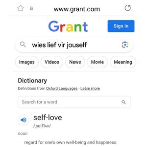 Wies Lief Vir Jouself