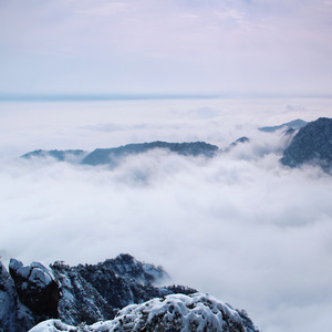 黄山初雪