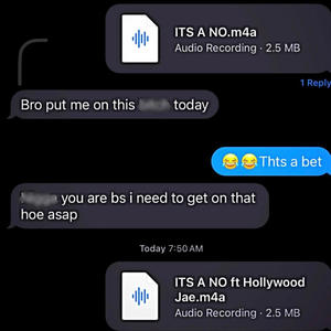 ITS A NO (feat. Hollywood jae) [Explicit]