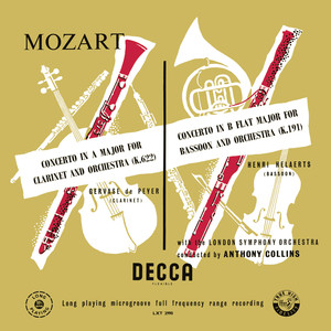 Mozart: Clarinet Concerto; Bassoon Concerto