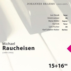 Johannes Brahms: Michael Raucheisen Vol. 15 & 16