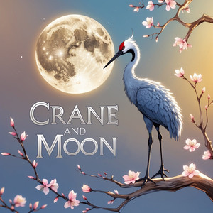 Crane And Moon