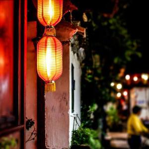 古城的夜里