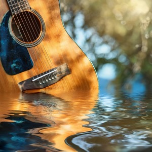 Rippling Relaxation: Guitar and Water Sounds