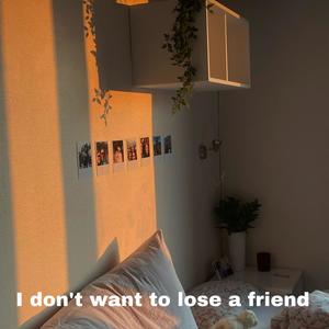 I don't want to lose a friend