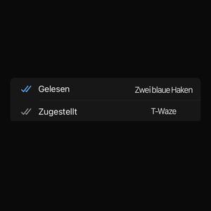 Zwei blaue Haken