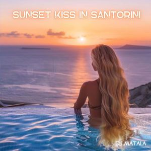 Sunset Kiss in Santorini