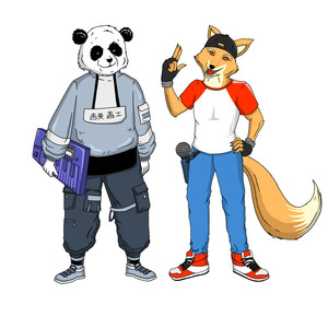 Fox and Panda