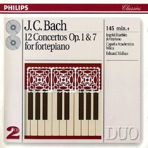 J.C. Bach: 12 Concertos Op. 1 & 7 for Fortepiano