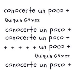 conocerte un poco +