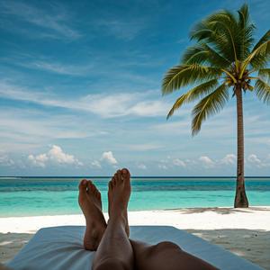 Barfot på Maldivene