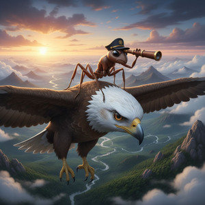 The Ant & Bird Story Translated in the Winter