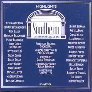 Sondheim: A Celebration at Carnegie Hall (Highlights) (Concert Cast Recording (1992))
