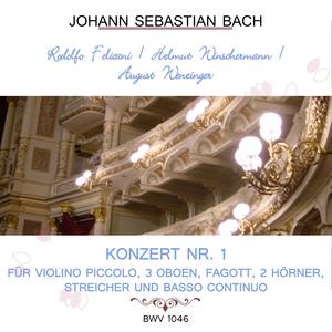 Rodolfo Felicani / Helmut Winschermann / August Wenzinger play: Johann Sebastian Bach: Konzert Nr. 1 - für Violino piccolo, 3 Oboen, Fagott, 2 Hörner, Streicher und Basso continuo, BWV 1046