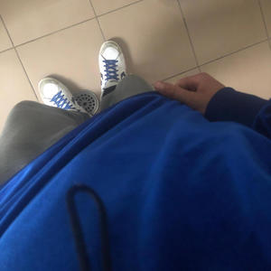 Blue laces in my chucks (Explicit)