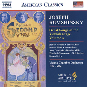 Great Songs of The Yiddish Stage, Vol. 3
