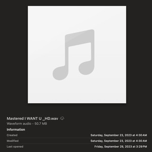 ~ I WANT U ~ slowed & reverb.