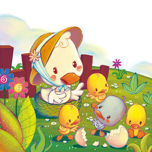 狐狸妈妈和五只小狐狸-晚安