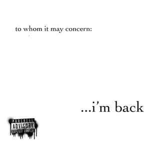 I'm Back(feat. Jwick & Killa KY) (Explicit)