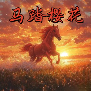 马踏樱花-陈劲生
