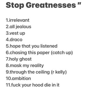 You Can Never Stop Greatness (Explicit)