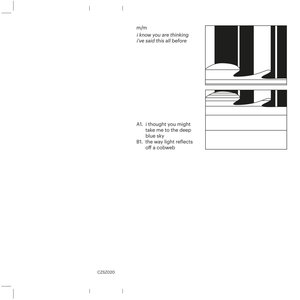 Mm - I Thought You Might Take Me to the Deep Blue Sky