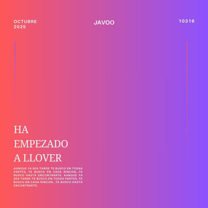 Ha empezado a llover