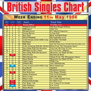 British Singles Chart - Week Ending 11 May 1956