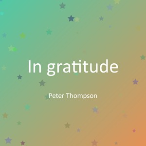 In gratitude
