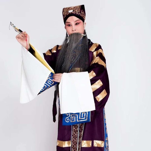 【越调】《七擒孟获》一杯酒悼亡灵青春丧命