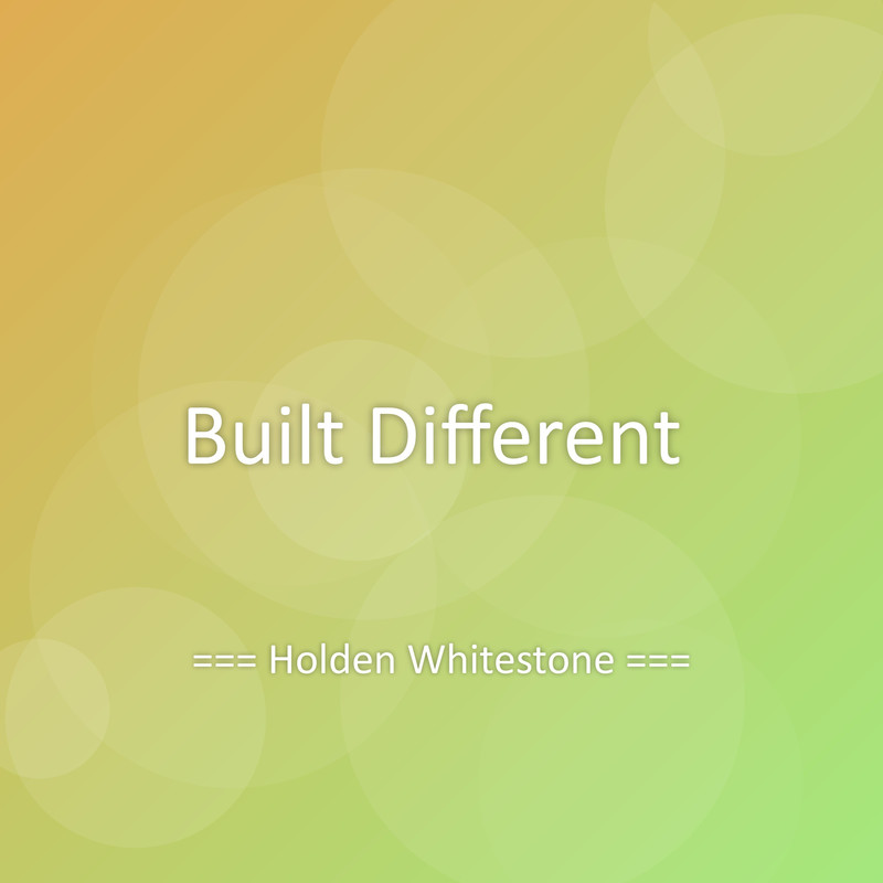 BuiltDifferent封面