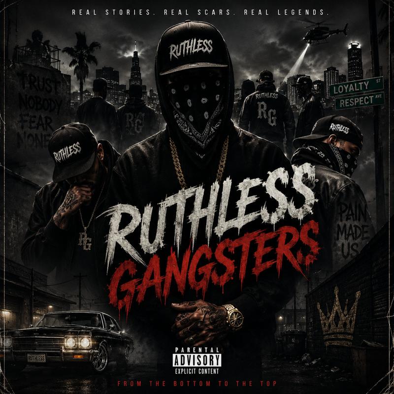 RUTHLESSGANGSTERS(feat.MoneyMaking.j)封面