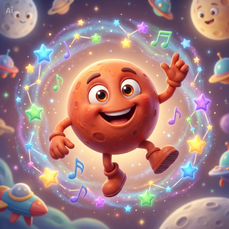TheRedPlanetDanceSongforKids封面