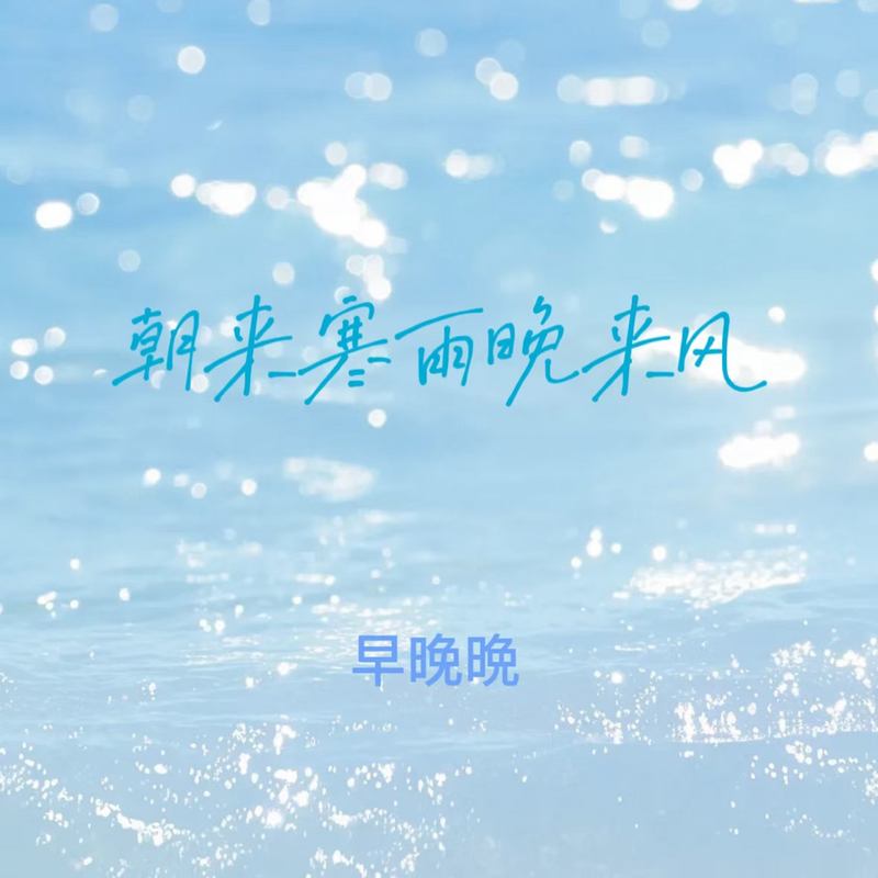 朝来寒雨晚来风封面